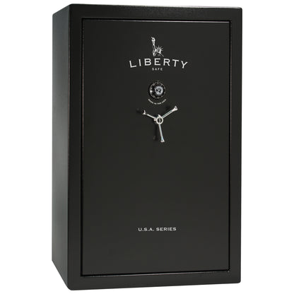 USA Series | Level 3 Security | 60 Minute Fire Rating | 48 | Dimensions: 60.5"(H) x 42”(W) x 22"(D) | Black Textured | Mechanical Lock - Closed Door